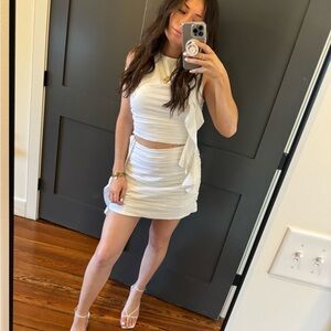 Abercrombie white two piece set